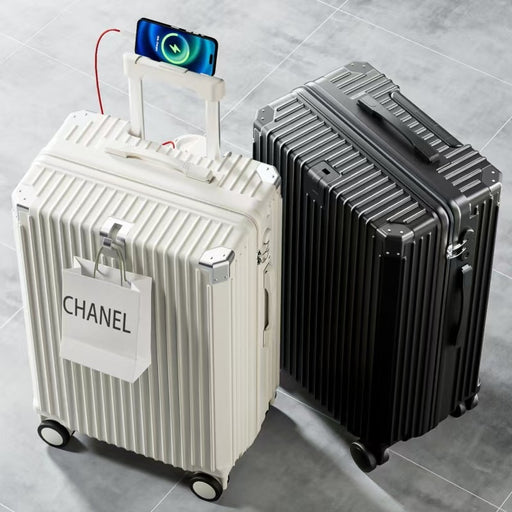 Valise trolley multifonctionnelle antichoc, épaisse et de grande capacité