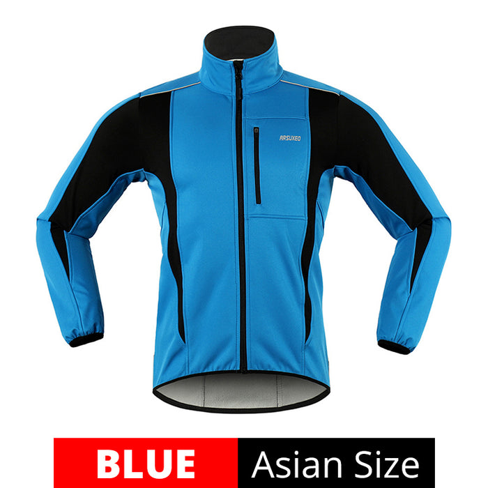 Fleece warm three layer cycling Coat Jacket Top