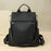 Womens Travel Commuter All-Match Simple Backpack Premium Textured Shoulder Bag