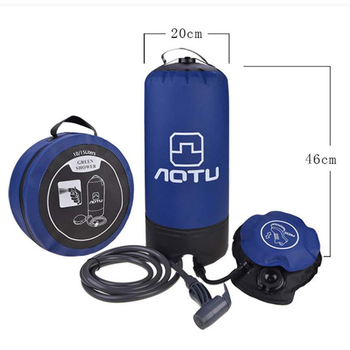 Bolsa de ducha portátil a presión para exteriores