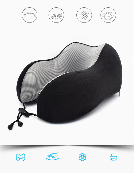 Kit d'oreiller de voyage en mousse à mémoire de forme