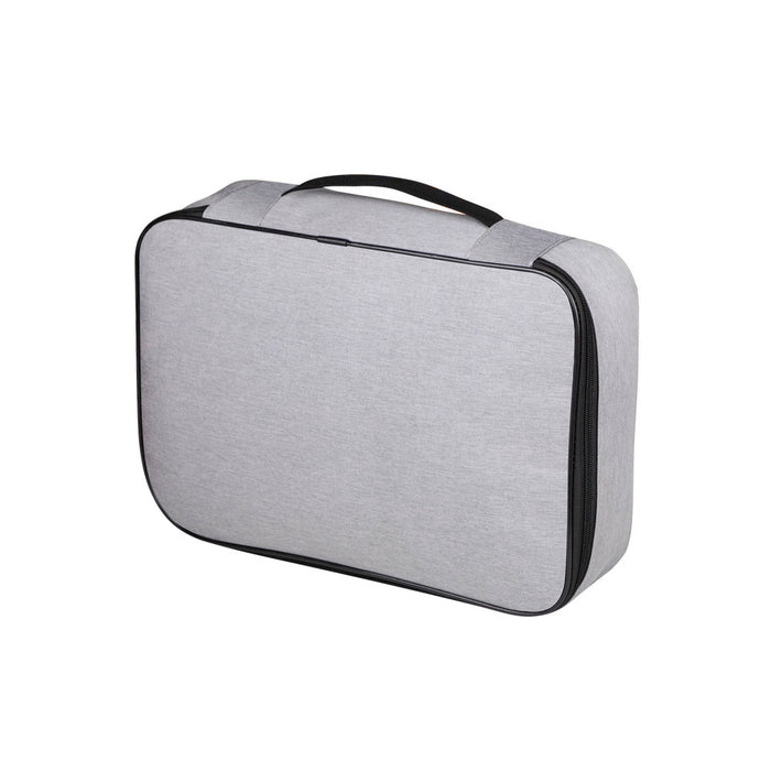 Sac de rangement de voyage multifonctionnel, pochette de rangement étanche cationique à fermeture éclair, pochette pour documents et passeport avec cadenas à combinaison