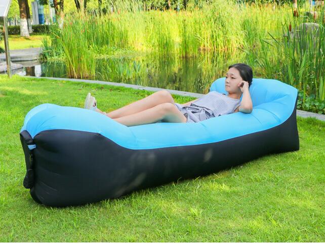 Sofá inflable para exteriores, cama inflable rápida, tumbona para playa, saco de dormir plegable, sofá perezoso, sofá perezoso