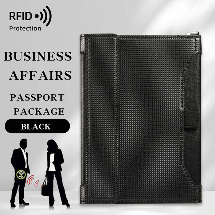 Anti-theft Swiping Stylish And Versatile Large Capacity Passport Case