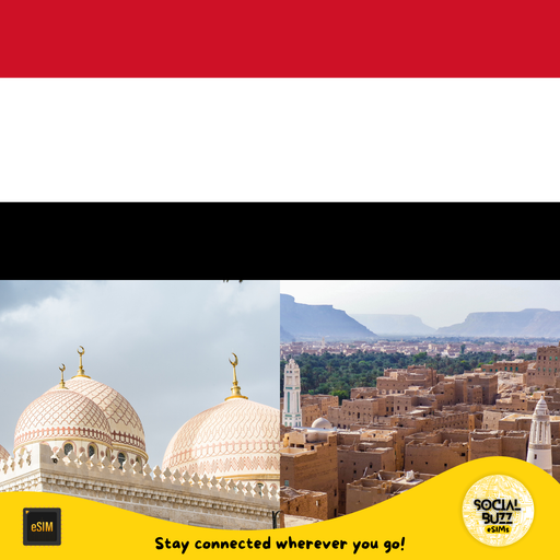 Plan de datos de Internet eSIM de Yemen