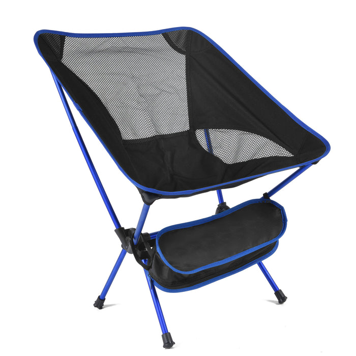 Silla plegable ultraligera de viaje, superdura, de alta capacidad, para acampar al aire libre, portátil, para playa, senderismo, picnic, herramientas de pesca, silla