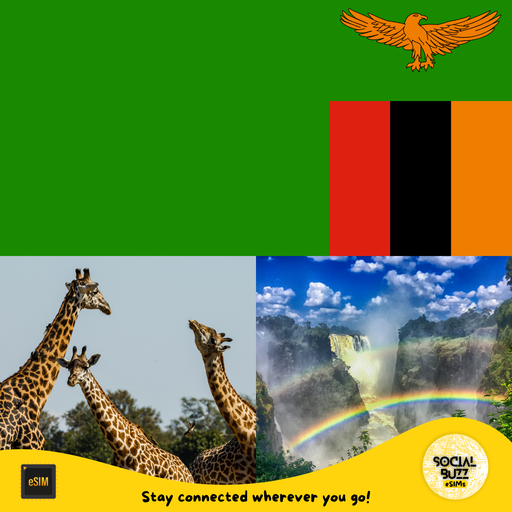 Plan de datos de Internet eSIM de Zambia