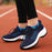 Chaussures de sport pour femmes grandes tailles, chaussettes de sport respirantes et élastiques tissées, style chaussettes de sport tissées.