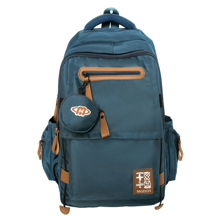 New Large-capacity Backpack Middle School Students Schoolbag