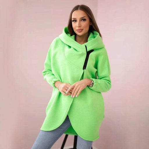Women's Plus Size Solid Color Coat