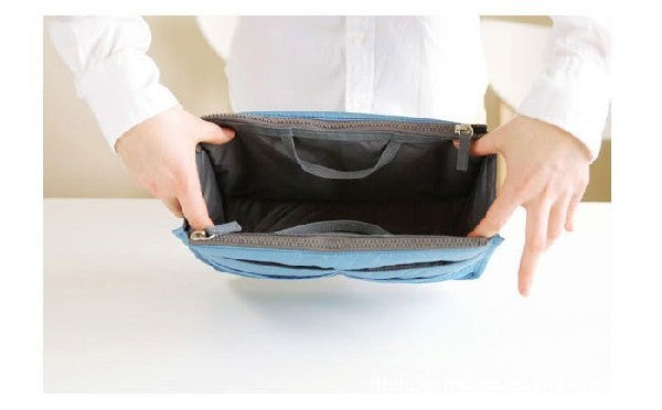 Bolsa organizadora multifunción de nailon para mujer, ideal para viajes