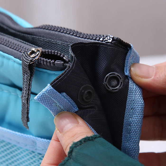 Bolsa organizadora multifunción de nailon para mujer, ideal para viajes