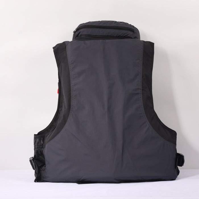 Chaleco salvavidas para pesca en el mar, pesca en roca, chaleco de pesca multifunción, portátil, natación, gran flotabilidad