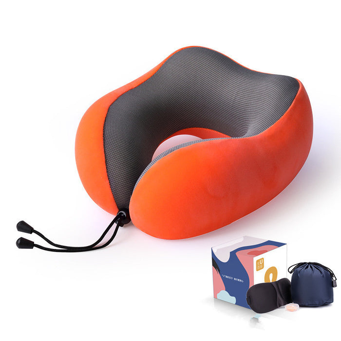 Slow Rebound Memory Foam Pillow Travel U-Shaped Pillow