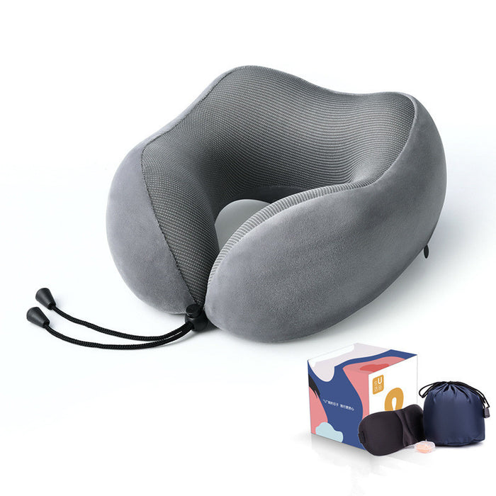 Slow Rebound Memory Foam Pillow Travel U-Shaped Pillow