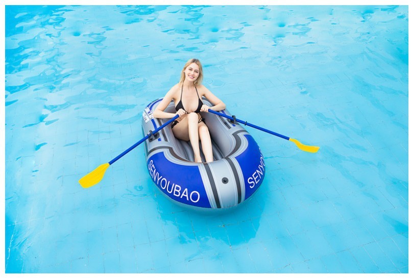 Bote individual, bote inflable doble, kayak, bote de PVC, aerodeslizador, barco de pesca