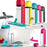 Water Bottle With Pillbox Plastic Drink Bottle With Medicine Pills Box Travel 7 Days Drug Organizer Drinking Container