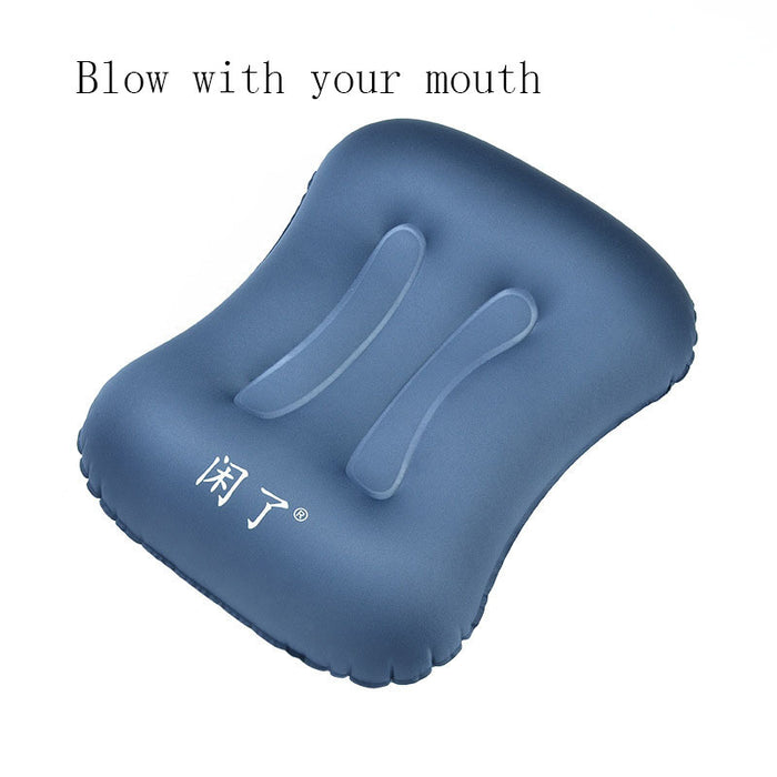 Oreiller gonflable pliable de voyage d'extérieur