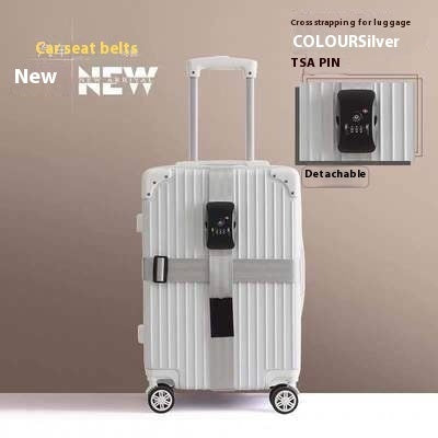Sangle de valise avec verrouillage par mot de passe pour chariot de voyage