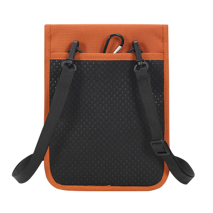 Bolsa de pasaporte multifuncional con clip para billetes, estuche de transporte de gran capacidad