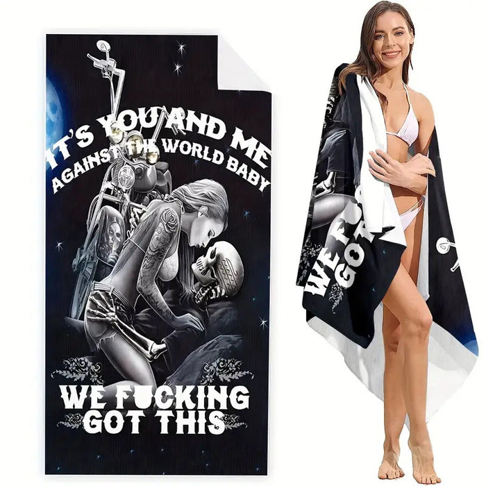 Creative Printing Microfiber Beach Towel