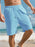 Short de sport à lacets multi-poches pour homme, pantalon de plage rayé