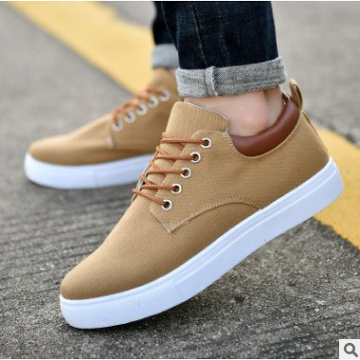 Korean Breathable Men's Casual Canvas Sport Shoes Sneakers