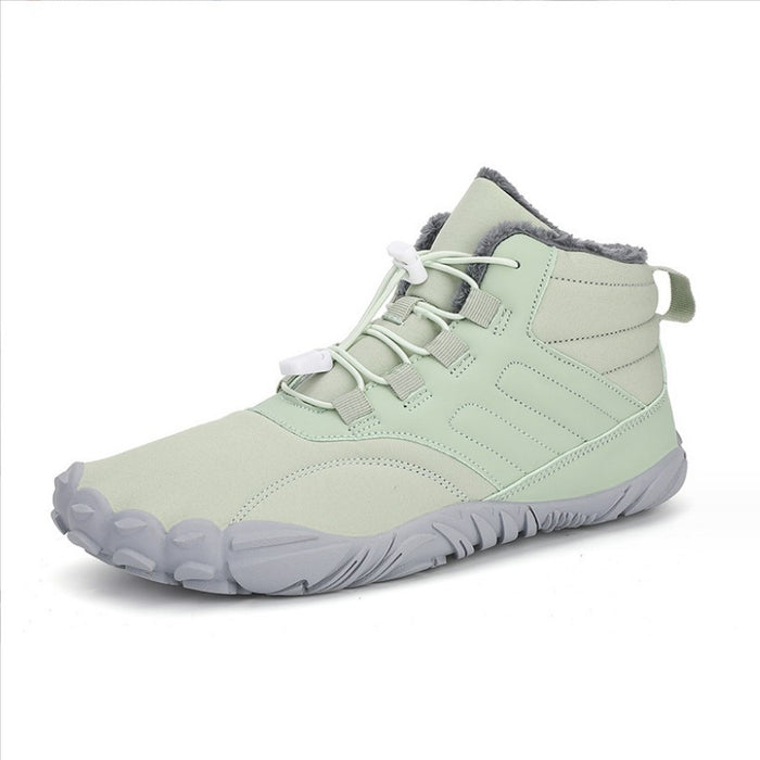 Snow Boots Couple Fleece-lined Waterproof Outdoor Cotton-padded Shoes Non-slip Winter Cotton Boots