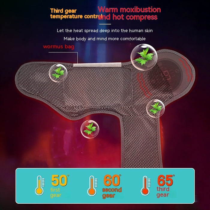 Couverture chauffante de protection articulaire pour la récupération après une entorse de la cheville