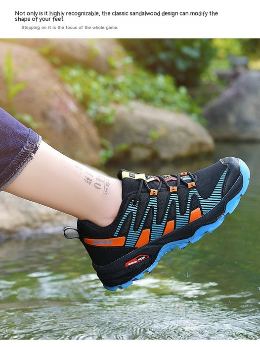 Botas deportivas informales únicas y modernas para hombre, de talla grande, para escalada al aire libre y todoterreno.