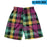 Men's Plaid Shorts Casual Beach Pants