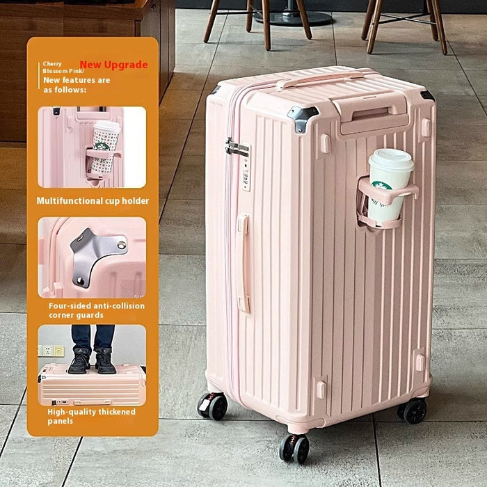 Valise trolley de voyage Simple Home à cinq roues, très grande capacité