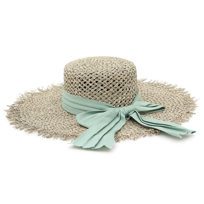 Seaside Beach Hat British Raffia Hat Summer Vacation Sun Protection Sun Hat