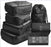 8-piece Set Luggage Divider Bag Travel Storage Clothes Underwear Shoes Organizer Packing Cube Bag