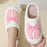 Cute Cartoon Bow Knot Cotton Slippers