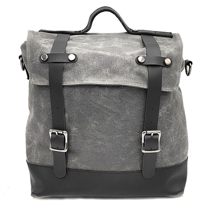 Sacoche latérale de moto en toile épaisse imperméable et de grande capacité