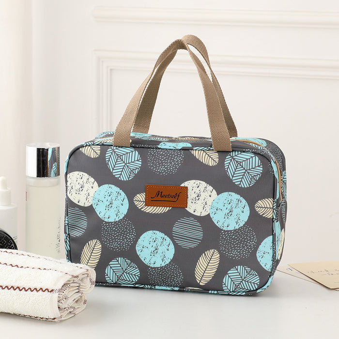 Trousse de Toilette de Voyage et d'Extérieur Portable et Grande Capacité