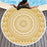 Round Printed Beach Towel Microfiber