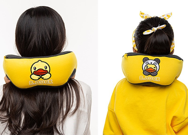 B. Duck duck U-shaped pillow neck pillow memory cotton travel U-shaped nap pillow train plane portable pillow