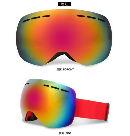 Masque de ski, masque de snowboard pour sports d'hiver avec protection UV et antibuée, pour hommes, femmes et jeunes, motoneige, ski et patinage