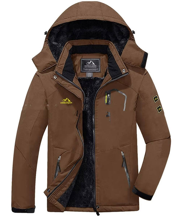 Veste de sport imperméable à capuche pour homme
