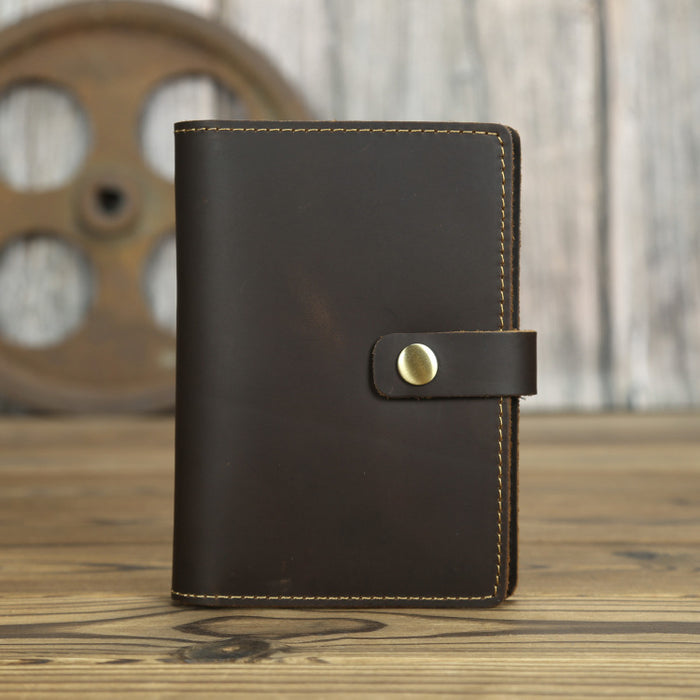 Cartera portátil multifuncional para pasaporte, estilo casual.