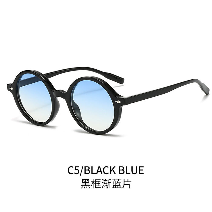 Lunettes de soleil ovales rétro Y2g Pure Champagne, style transfrontalier pour femmes