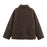Manteau Femme Confortable Décontracté Réversible Cuir et Fourrure Tout-en-un pour la Chaleur et le Style