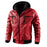 Chaqueta de cuero sintético para hombre, chaqueta de motocicleta, impermeable, a prueba de viento, de PU, estilo bombardero vintage con capucha extraíble 