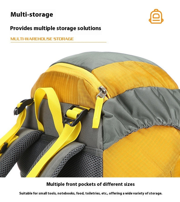 Bolsa de senderismo al aire libre con gran capacidad y plegable