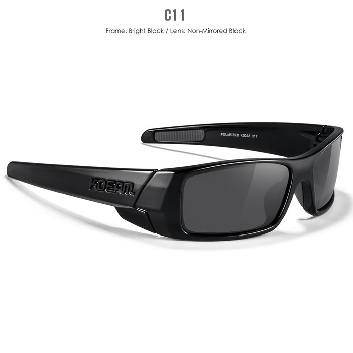 Nouvelles lunettes de soleil polarisées carrées pour sports de plein air, protection oculaire polyvalente, lunettes de soleil colorées