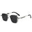Men's Box Metal Retro UV Sun Glasses