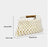 Hollow-out Bamboo-Section Handle Handwoven Small Square Bag