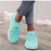 Women's Breathable Sneaker High-cut Lace-up Platform Casual Shoes